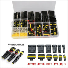 Load image into Gallery viewer, 708/408/382/352/240/296/194/15pcs 1-6Pins HID Waterproof Connectors Car Marine Seal Electrical Wire Connector Plug Truck Harness
