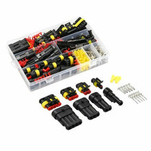Load image into Gallery viewer, 708/408/382/352/240/296/194/15pcs 1-6Pins HID Waterproof Connectors Car Marine Seal Electrical Wire Connector Plug Truck Harness
