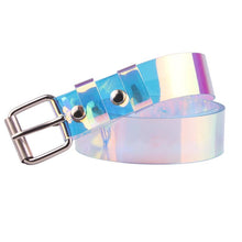 Load image into Gallery viewer, Ladies Belt Fashion Women's Colorful Transparent Plastic Belt Students Jeans Decoration Waistband
