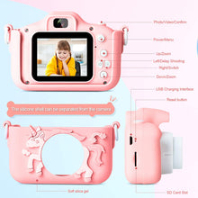 Load image into Gallery viewer, Kids Camera Girl's Gift, 1080P HD Digital Toddler Camera
