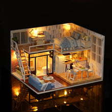 Load image into Gallery viewer, DIY Wooden Dollhouse Kit Plus Dust Proof and Music Movement Scale Creative Room for Valentine's Day Gift
