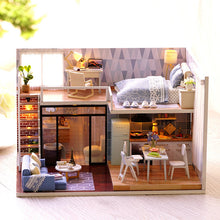 Load image into Gallery viewer, DIY Wooden Dollhouse Kit Plus Dust Proof and Music Movement Scale Creative Room for Valentine's Day Gift
