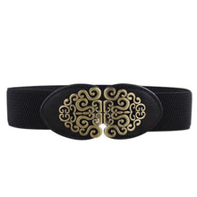 Load image into Gallery viewer, Alloy Flower Vintage Leather Belt Straps For Women
