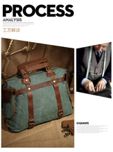Load image into Gallery viewer, Men's sports outdoor canvas camera bag
