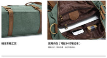 Load image into Gallery viewer, Men's sports outdoor canvas camera bag
