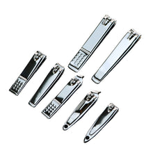 Load image into Gallery viewer, Large and Small Stainless Steel Nail Clippers Flat Bevel Single Household Nail Trimming Tool
