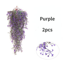 Load image into Gallery viewer, Artificial Wall-Mounted Rattan Wall Decoration Plastic Vine Fake Green Plant
