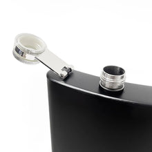 Load image into Gallery viewer, 7oz 8oz Portable Stainless Steel Hip Flask Flagon Whiskey Wine Pot Leather Cover Bottle  Funnel Travel Tour Drinkware Wine Cup
