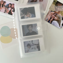 Load image into Gallery viewer, 80 Pocket Mini Photo Album Transparent Polaroid Album Photo Card Holder Mini Album Storage Collect Book Card Train Ticket Album
