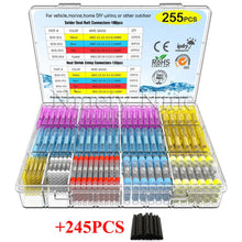 Load image into Gallery viewer, 800/400/200PCS Heat Shrink Connector,Solder Seal Wire Connectors and Heat Shrink Butt Crimp Connectors Electrical Wire Terminals
