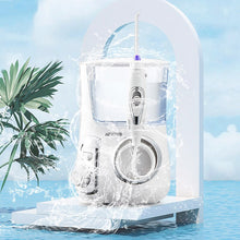 Load image into Gallery viewer, 800ML Detachable Water Tank 10 Adjustable Modes Oral Irrigator 3 Jet Tips Water Dental Pick for Braces Care Teeth Cleaner 0ral irrigator
