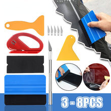 Load image into Gallery viewer, Car Film Wrap Tools Kit Squeegee Set Vinyl Scraper Cutter for Vehicle Window Tint Wrapping Tools Vinyl Spatula Car Accessories
