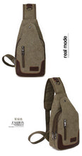 Load image into Gallery viewer, Outdoor sports small Messenger bag canvas diagonal bag
