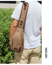 Load image into Gallery viewer, Outdoor sports small Messenger bag canvas diagonal bag
