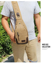 Load image into Gallery viewer, Outdoor sports small Messenger bag canvas diagonal bag
