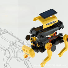 Load image into Gallery viewer, Steam Solar Electric Robot Dog Children Assembled Toys Boy Educational Robot
