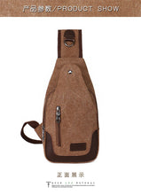 Load image into Gallery viewer, Outdoor sports small Messenger bag canvas diagonal bag

