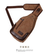 Load image into Gallery viewer, Outdoor sports small Messenger bag canvas diagonal bag
