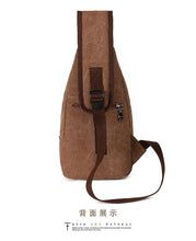 Load image into Gallery viewer, Outdoor sports small Messenger bag canvas diagonal bag
