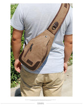 Load image into Gallery viewer, Outdoor sports small Messenger bag canvas diagonal bag
