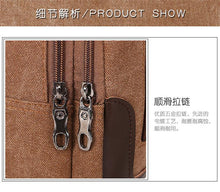Load image into Gallery viewer, Outdoor sports small Messenger bag canvas diagonal bag
