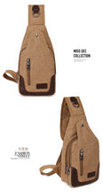 Load image into Gallery viewer, Outdoor sports small Messenger bag canvas diagonal bag
