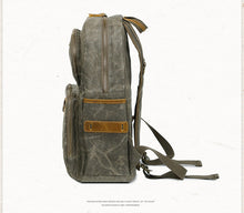 Load image into Gallery viewer, Men's Shoulder Retro Canvas Casual Travel Backpack
