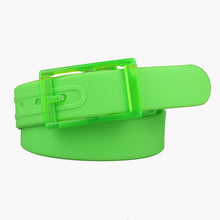 Load image into Gallery viewer, Unisex Belt Plastic Buckle Candy Color Metal-Free Fragrant Belt

