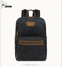 Load image into Gallery viewer, Men's Shoulder Retro Canvas Casual Travel Backpack
