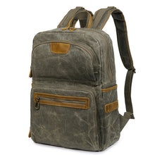 Load image into Gallery viewer, Men's Shoulder Retro Canvas Casual Travel Backpack
