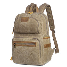 Load image into Gallery viewer, Men's Shoulder Retro Canvas Casual Travel Backpack
