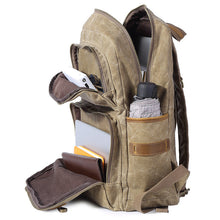 Load image into Gallery viewer, Men's Shoulder Retro Canvas Casual Travel Backpack
