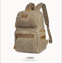 Load image into Gallery viewer, Men's Shoulder Retro Canvas Casual Travel Backpack
