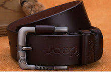 Load image into Gallery viewer, Men's Leather Belt Genuine Leather Creative Style Belt Belt Pin Buckle Belt

