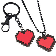 Load image into Gallery viewer, Red Soul Heart Shaped Love Pendant Necklace Undertale 3D Keychain Pendant
