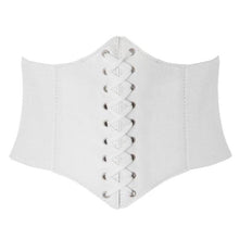 Load image into Gallery viewer, Plastic Waist Strap Rivet Women's Ultra-wide Fashion Court Girdle Ladies Wide Belt
