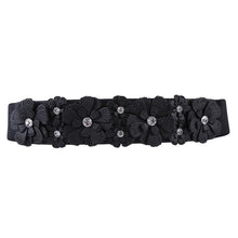 Load image into Gallery viewer, Women's Fashion Flower Elastic Belt Adjustable Belts
