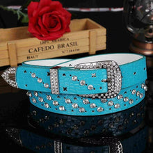 Load image into Gallery viewer, Women's Versatile Rhinestone Belt
