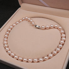 Load image into Gallery viewer, Shell Bead Necklace Perfect Circle Shell Pearls Necklace Gift
