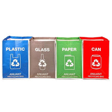 Load image into Gallery viewer, Separate Recycling Waste Bin Bags for Kitchen Recycle Garbage Trash Sorting Bins Organizer Waterproof
