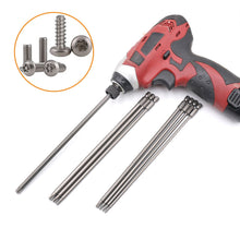 Load image into Gallery viewer, 8Pcs Torx Screwdriver Bit 1/4'' Shank Hex Wind Drill Head 150mm 200mm Screw Wrench Magnetic Star T8 T10 T15 T20 T25 T27 T30 T40
