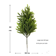 Load image into Gallery viewer, 1PCs Simulation Plant Pine Branch Finished Christmas Home Decoration Embellishment Flower Arrangement Branch Holiday Decoration
