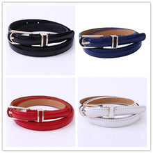Load image into Gallery viewer, New Fashion Women's Vintage Accessories Casual Thin Leisure Leather Belt
