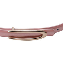 Load image into Gallery viewer, Fashion Women's Thin Patent Leather Belt U-shaped Buckle Belt
