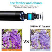 Load image into Gallery viewer, 8mm HD Endoscope Camera Waterproof Micro 8 LED IP67 Endoscope for Cars Industrial Smartphone Mini Camera Endoscope USB Type C
