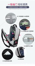 Load image into Gallery viewer, Men's outdoor business waterproof and wear-resistant computer backpack
