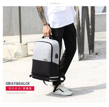 Load image into Gallery viewer, Men's outdoor business waterproof and wear-resistant computer backpack
