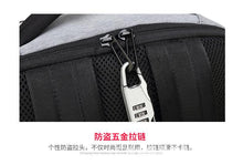 Load image into Gallery viewer, Men's outdoor business waterproof and wear-resistant computer backpack
