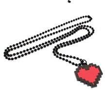 Load image into Gallery viewer, Red Soul Heart Shaped Love Pendant Necklace Undertale 3D Keychain Pendant
