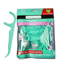 Load image into Gallery viewer, 90pcs Dental Floss Flosser Picks Toothpicks Teeth Stick Tooth Cleaning Interdental Brush Dental Floss Pick 0ral irrigator
